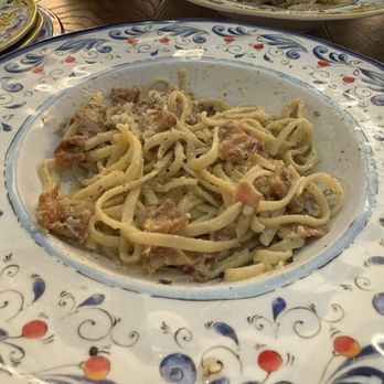It Italian Trattoria - Carbonara, missing sauce (no egg or cream sauce) - Desserts Near Me - Hollywood, Florida