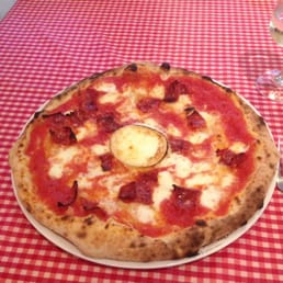 Rustica Pizza: Mussarela, tomato, xorizo and goat cheese! Amazing and very tasty! Rustica Pizza: Mussarela, tomato, xorizo and goat cheese! Amazing and very tasty!