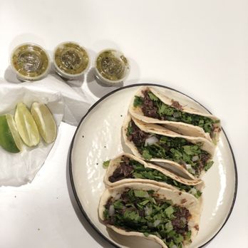 Tacos Chales - Had the best barbacoa tacos today from this taco stand! 10/10 I recommend - Food Trucks Near Me - Houston, Texas Tacos Chales - Had the best barbacoa tacos today from this taco stand! 10/10 I recommend - Food Trucks Near Me - Houston, Texas
