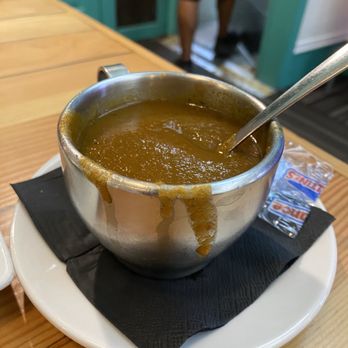 Sal's Ballyhoo's - Tomato soup with pesto - Seafood Near Me - Key Largo, Florida Sal's Ballyhoo's - Tomato soup with pesto - Seafood Near Me - Key Largo, Florida