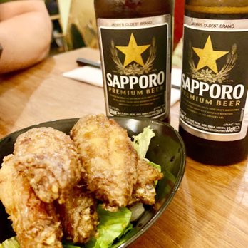 Fou Fow Ramen - Awesome fried chicken wings with a light teriyaki sauce - really crispy and good - Ramen Near Me - Amsterdam, New Hampshire