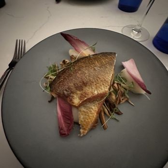 Common Lot - Pan Seared Branzino Fillet - New American Near Me - Millburn, New Jersey