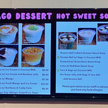 Ice Dream - 10.12.22 sago desserts and hot sweet soups - Bubble Tea Near Me - Sacramento, California Ice Dream - 10.12.22 sago desserts and hot sweet soups - Bubble Tea Near Me - Sacramento, California