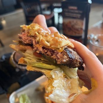 BJ's Restaurant & Brewhouse - Loaded burger. - Breweries Near Me - Lutz, Florida