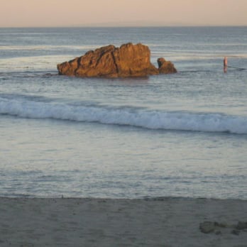Leo Carrillo State Park - A view of the rock off the main beach. We couldn't figure out what this guy was doing out there - shallow, too (not the guy). - Parks Near Me - Malibu, California Leo Carrillo State Park - A view of the rock off the main beach. We couldn't figure out what this guy was doing out there - shallow, too (not the guy). - Parks Near Me - Malibu, California