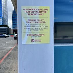 Ala Moana Walk-In Medical Clinic - Parking regulations