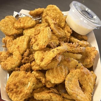 The Feed Shed - Fried Dill Pickles with homemade Ranch - Cafes Near Me - Hattiesburg, Mississippi The Feed Shed - Fried Dill Pickles with homemade Ranch - Cafes Near Me - Hattiesburg, Mississippi