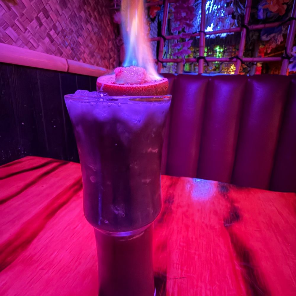 Stowaway - Black Sands cocktail - Tiki Bars Near Me - Tustin, California