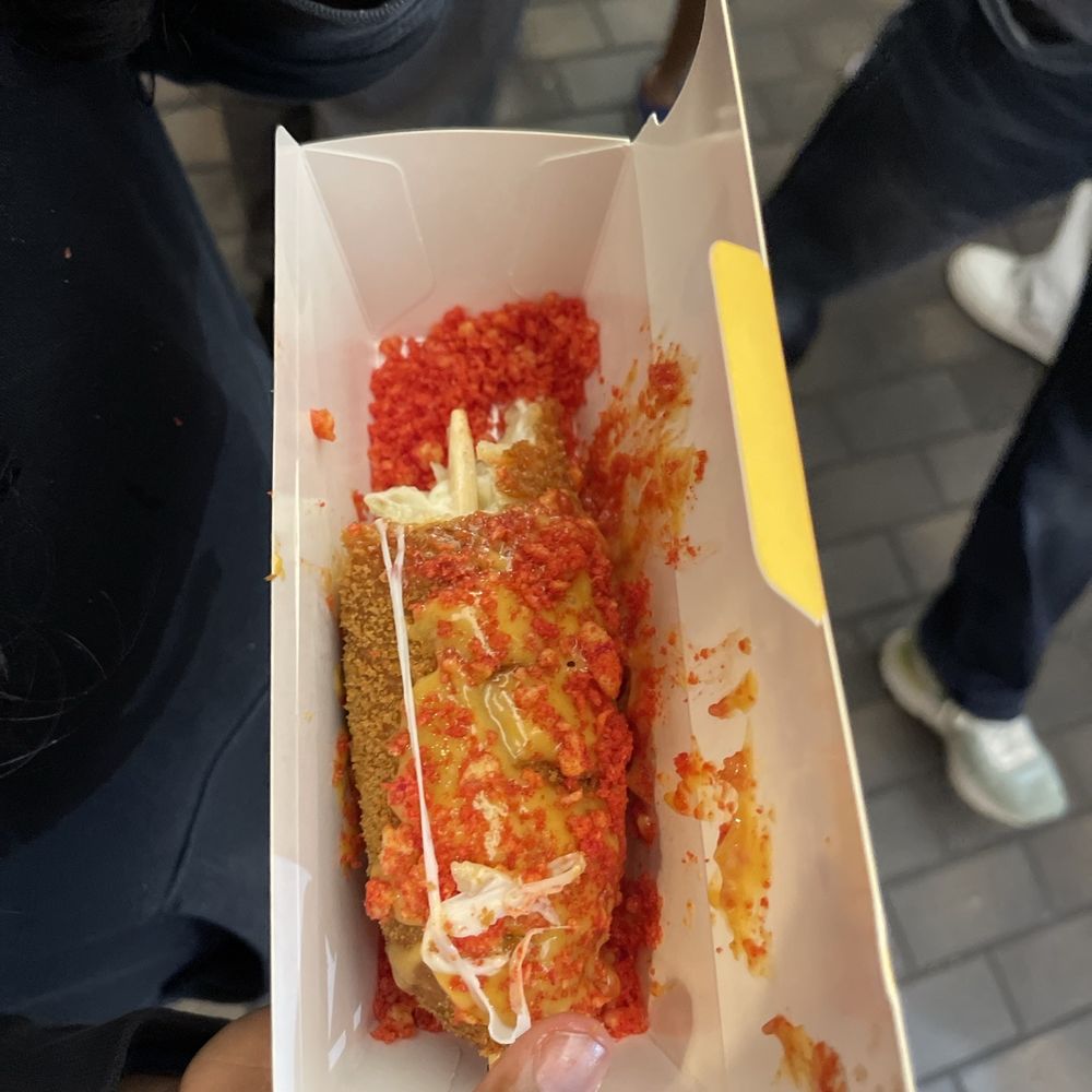 Mexican street snack culture with antojitos stand, image size:1000x1000