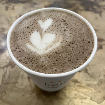 Kettl - Hojicha Latte - Tea Rooms Near Me - Brooklyn, New York Kettl - Hojicha Latte - Tea Rooms Near Me - Brooklyn, New York