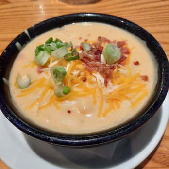 Chili's - Loaded Baked Potato Soup, good but a bit to thick. - American Near Me - Upland, California Chili's - Loaded Baked Potato Soup, good but a bit to thick. - American Near Me - Upland, California