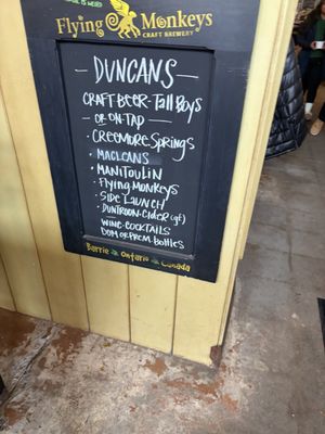 Menu photo 1 Duncan's Cafe Collingwood, ON