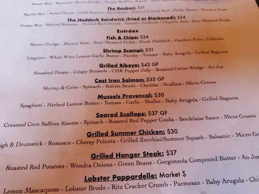 Menu photo 2 Carriage House Restaurant East Boothbay, ME Menu photo 2 Carriage House Restaurant East Boothbay, ME