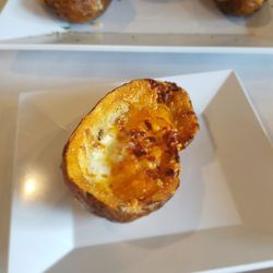 Fresh ingredients but uneven texture and not as much flavor as I was expecting. Potato Skins