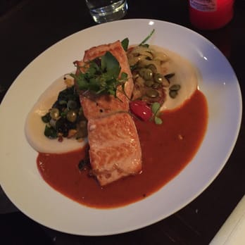 Amaranto Mexican Restaurant - Salmon entree - Mexican Near Me - Brooklyn, New York