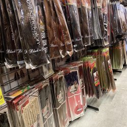 Beauty Supply Warehouse - Braiding hair aisle is fully stocked