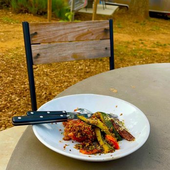 AutoCamp Yosemite - Steak with sides from bbq kit - Hotels Near Me - Midpines, California AutoCamp Yosemite - Steak with sides from bbq kit - Hotels Near Me - Midpines, California