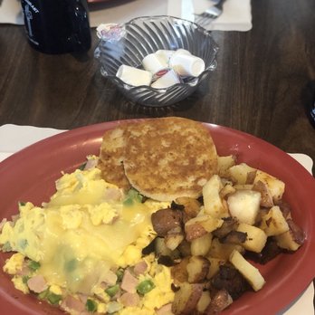 Grumpy's - Grumpy's scramble with grilled English muffin - Diners Near Me - East Dennis, Massachusetts Grumpy's - Grumpy's scramble with grilled English muffin - Diners Near Me - East Dennis, Massachusetts
