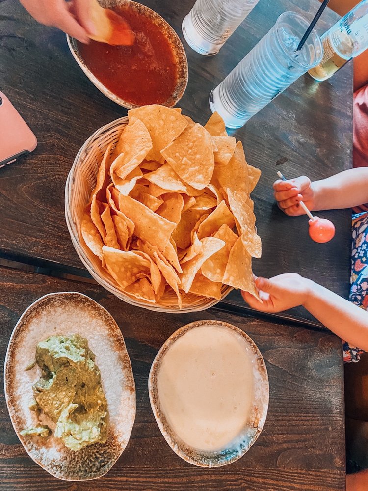 Food from Los Mezcales Ortiz
