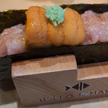 Hello Temaki - Toro uni handroll - Sushi Bars Near Me - Elk Grove, California Hello Temaki - Toro uni handroll - Sushi Bars Near Me - Elk Grove, California
