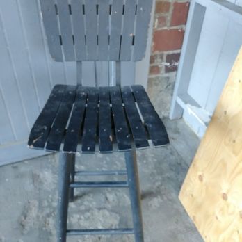 West Wind Coliseum Swap Meet - Got this tall bar stool for free - Used, Vintage & Consignment Near Me - Oakland, California