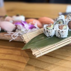 Bluefin Sushi & Ramen - Round Rock - Plate: Love Sushi Sashimi Combo