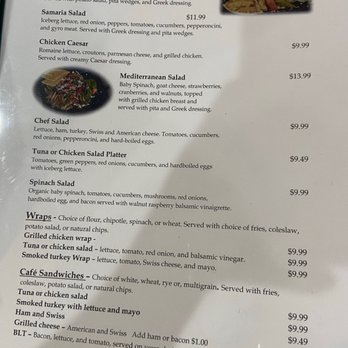 Samaria Cafe - Menu - Breakfast & Brunch Near Me - Tampa, Florida Samaria Cafe - Menu - Breakfast & Brunch Near Me - Tampa, Florida
