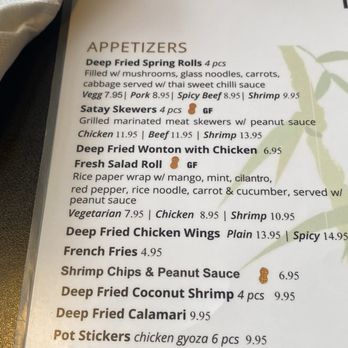 Thai Together - Appetizers menu - Thai Near Me - Sherwood Park, Alberta