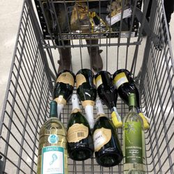 Walgreens - They sell champagne and wine