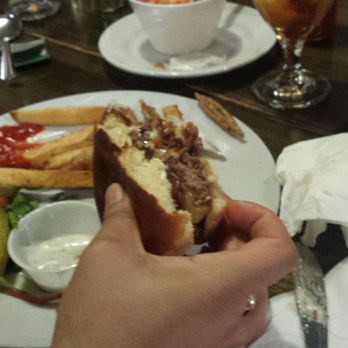 Big Four Cafe - Half of a gouda burger and fries w/tomato soup. - Cafes Near Me - Batesville, Indiana Big Four Cafe - Half of a gouda burger and fries w/tomato soup. - Cafes Near Me - Batesville, Indiana