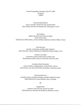 Menu photo 2 Quatrefoil Restaurant Dundas, ON Menu photo 2 Quatrefoil Restaurant Dundas, ON