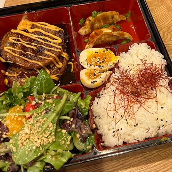 Artea - Culebra Commons - Flavorful and filling pork bento box, the egg and as cooked perfectly - Asian Fusion Near Me - San Antonio, Texas