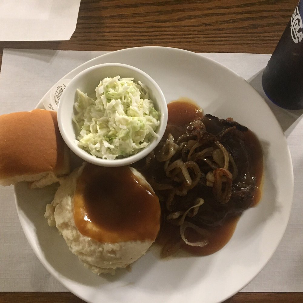 Rudys Diner - Hamburger steak and gravy. - Diners Near Me - Shenandoah, Virginia Rudys Diner - Hamburger steak and gravy. - Diners Near Me - Shenandoah, Virginia