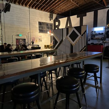 Ratio Beerworks - a bar with stools and tables - Breweries Near Me - Denver, Colorado