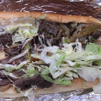 Jersey Mike's Subs - Big Kahuna Cheesesteak with Provolone, NOT American! - Fast Food Near Me - Cerritos, California Jersey Mike's Subs - Big Kahuna Cheesesteak with Provolone, NOT American! - Fast Food Near Me - Cerritos, California