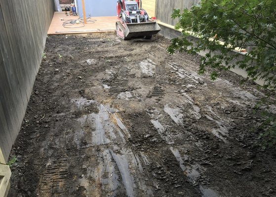 Sod job - Sod job we completed with natural stone walkway Sod job - Sod job we completed with natural stone walkway