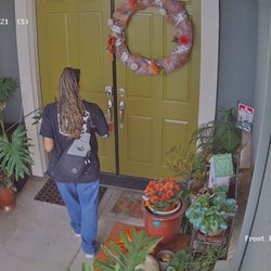 Creative Pro Painting - Female leaving door hanger