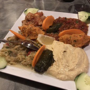 Zizi's Cafe - Combo Combo Starter Platter - Mediterranean Near Me - Chicago, Illinois