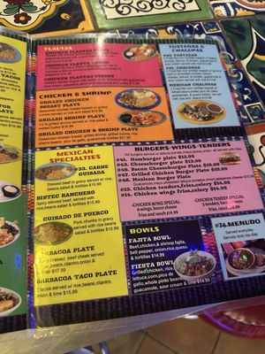 Menu photo 4 Lozano's Mexican Restaurant  Immokalee, FL