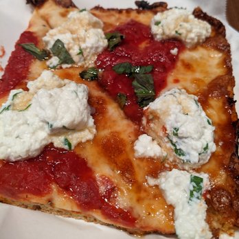Brooklyn Square - Honey Deniro.   Single piece cut in half - Pizza Near Me - Pasadena, California