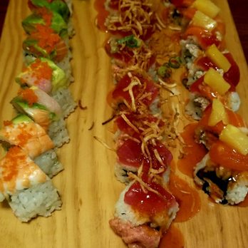 Ginza Sushi - Rainbow roll. Avenger roll. Aloha roll. Can you tell my mouth is watering? - Sushi Bars Near Me - Honolulu, Hawaii