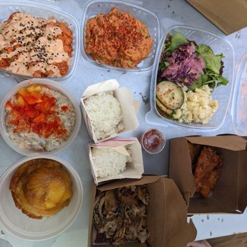 Manoa Poke Shop - The spread! - Poke Near Me - Somerville, Massachusetts Manoa Poke Shop - The spread! - Poke Near Me - Somerville, Massachusetts