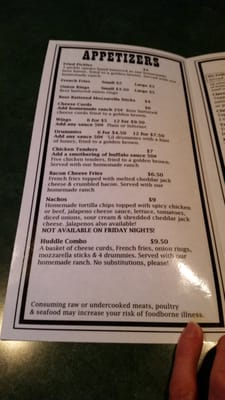 Menu photo 5 Clubhouse Bar & Grill Ringle, WI