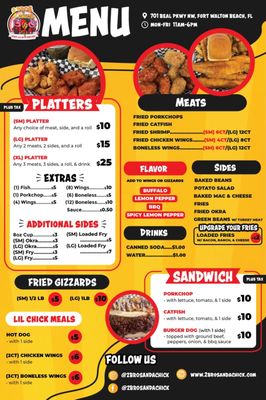 Menu photo 2 2 Bros & A Chick Fort Walton Beach, FL Menu photo 2 2 Bros & A Chick Fort Walton Beach, FL