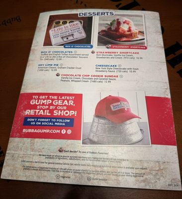 Menu photo 8 Bubba Gump Shrimp Anaheim, CA