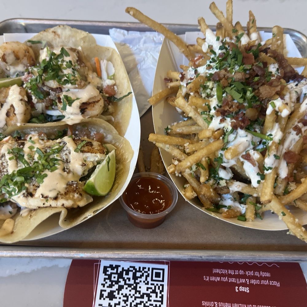 Dock Local - Blackened Shrimp Tacos - Seafood Near Me - Grapevine, Texas