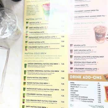 Junbi - Matcha menu - Coffee & Tea Near Me - West Covina, California