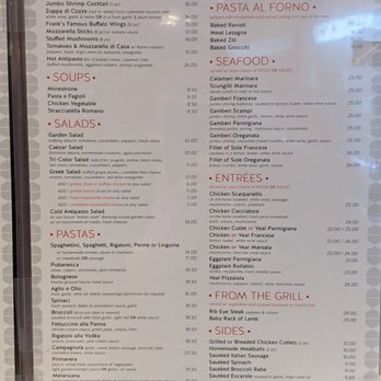 Spaghettini Pizza Trattoria - Entrees and appetizers - Pizza Near Me - Mineola, New York