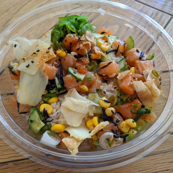 Pokeworks - Looks like I ate some but nope - this is how little it came with! - Hawaiian Near Me - Mountain View, California