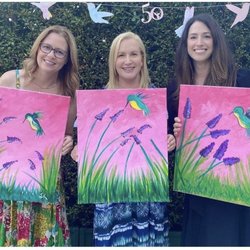 Paint Me a Party - So thrilled to have been hired by Angela's party planners for her birthday. So many of the Office cast attended and I'm so thrilled.